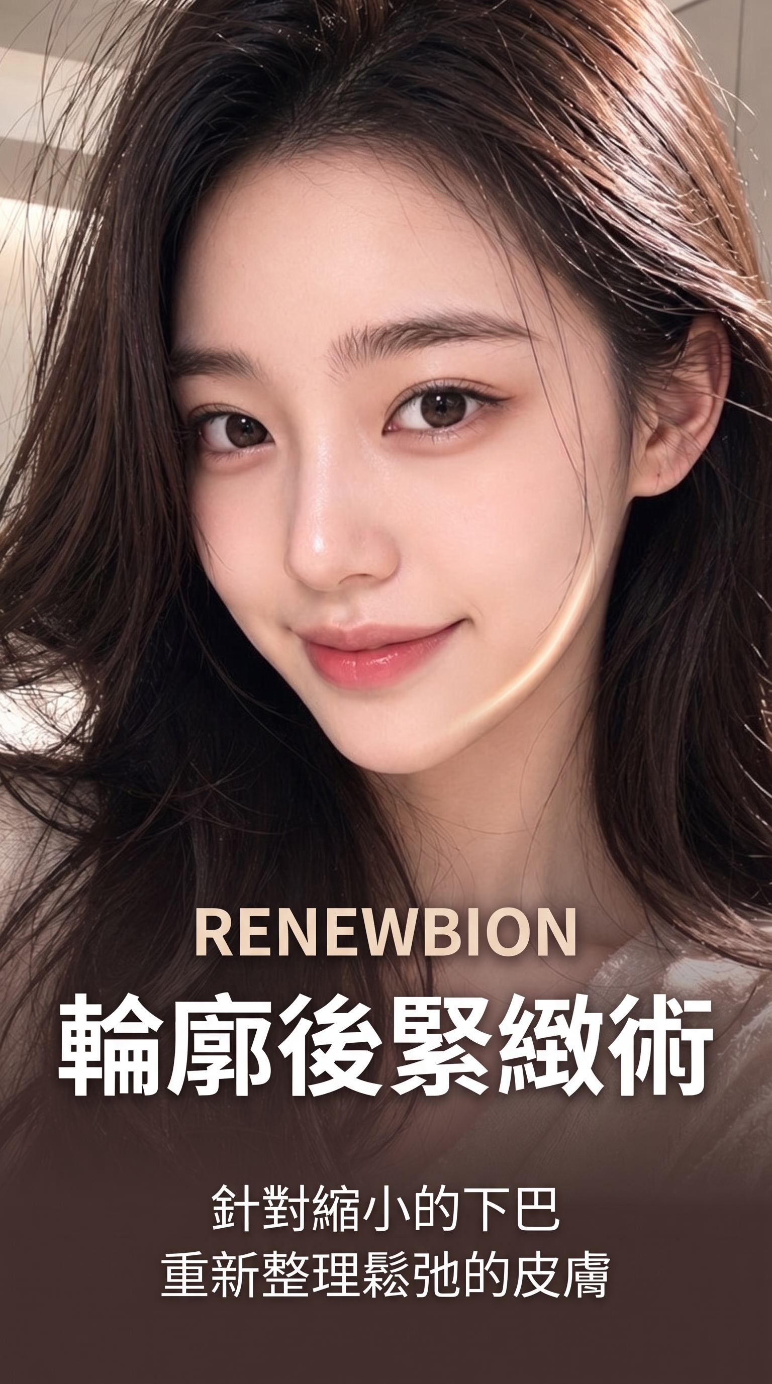 如果您擔心臉部輪廓手術後臉頰下垂,Renewbion 是您輪廓術後護理和下垂提拉的選擇! (附前後對比照片)